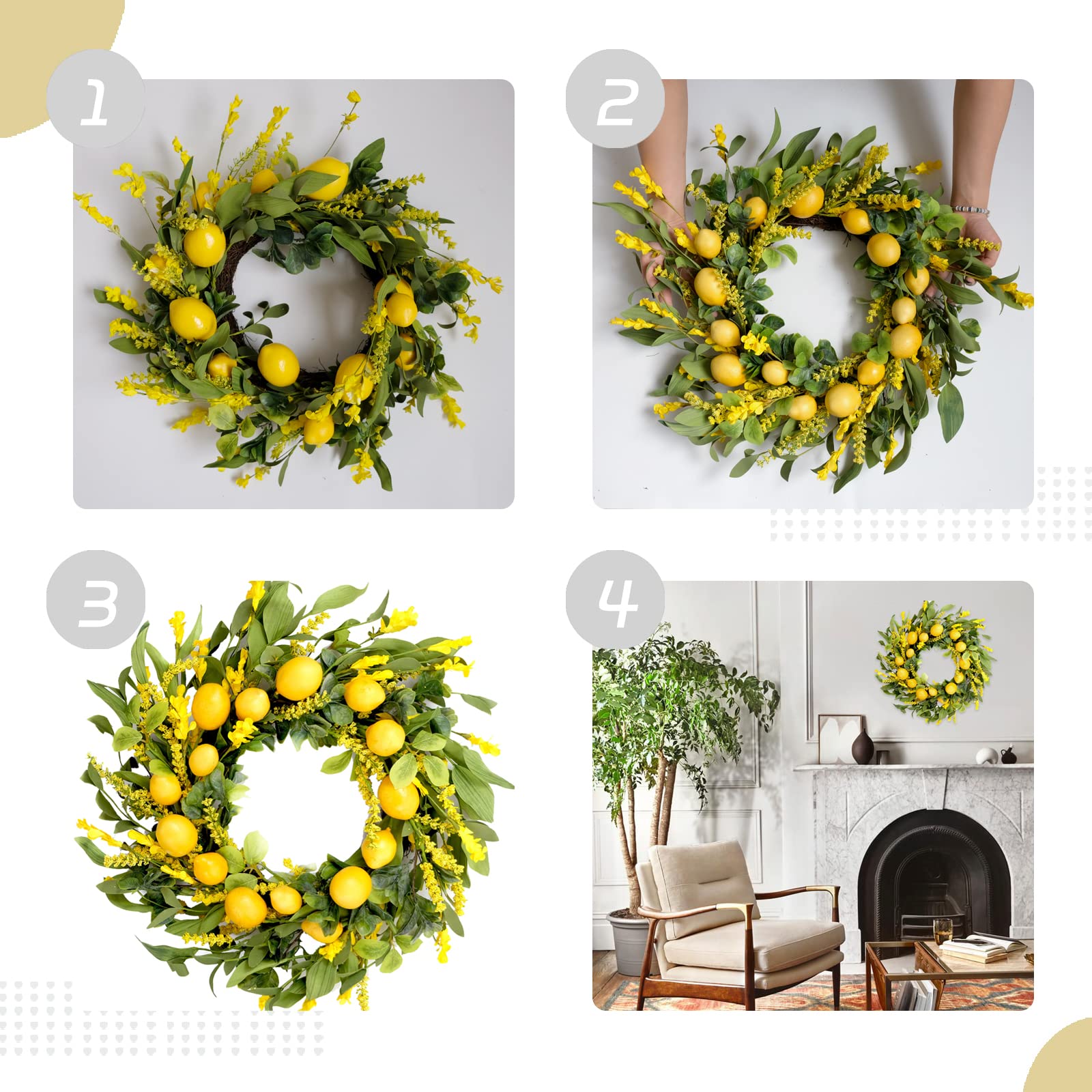 TEMPUS lemons closeup highlights bright yellow accents for cheerful spaces