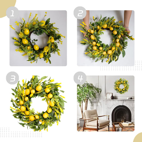 TEMPUS lemons closeup highlights bright yellow accents for cheerful spaces