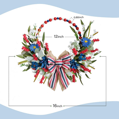 TEMPUS wreath burlap bow accent adds rustic charm and versatile decor.