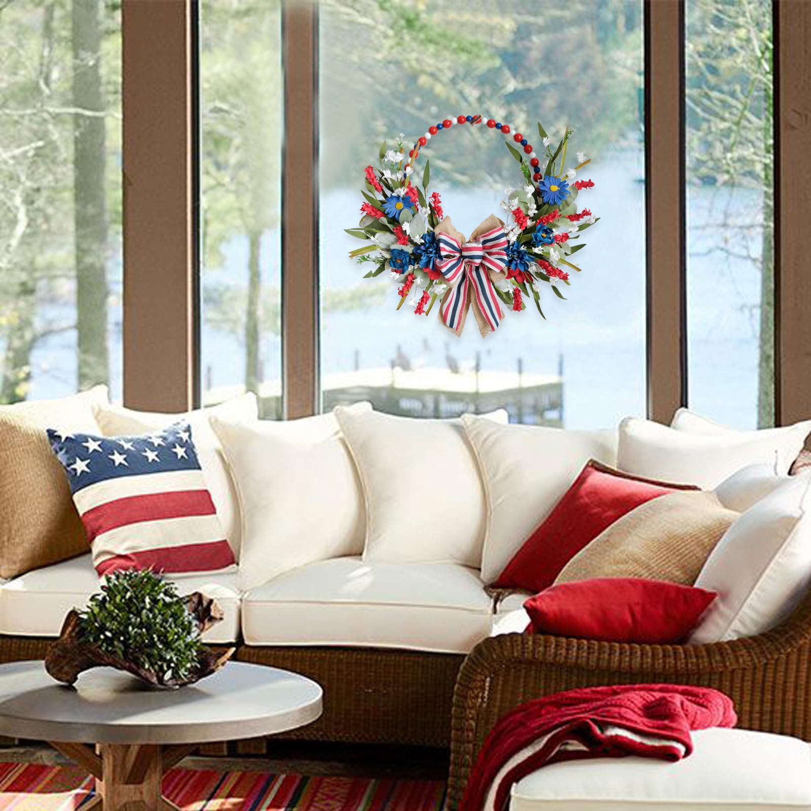 TEMPUS wooden bead accents provide tactile detail and handcrafted vibe.