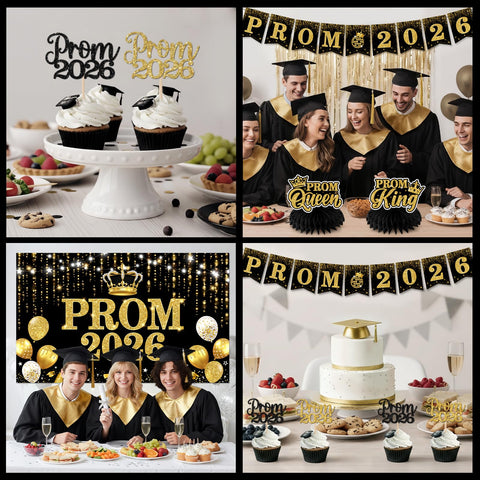 TEMYAXU black and gold balloons elevate the party vibe.