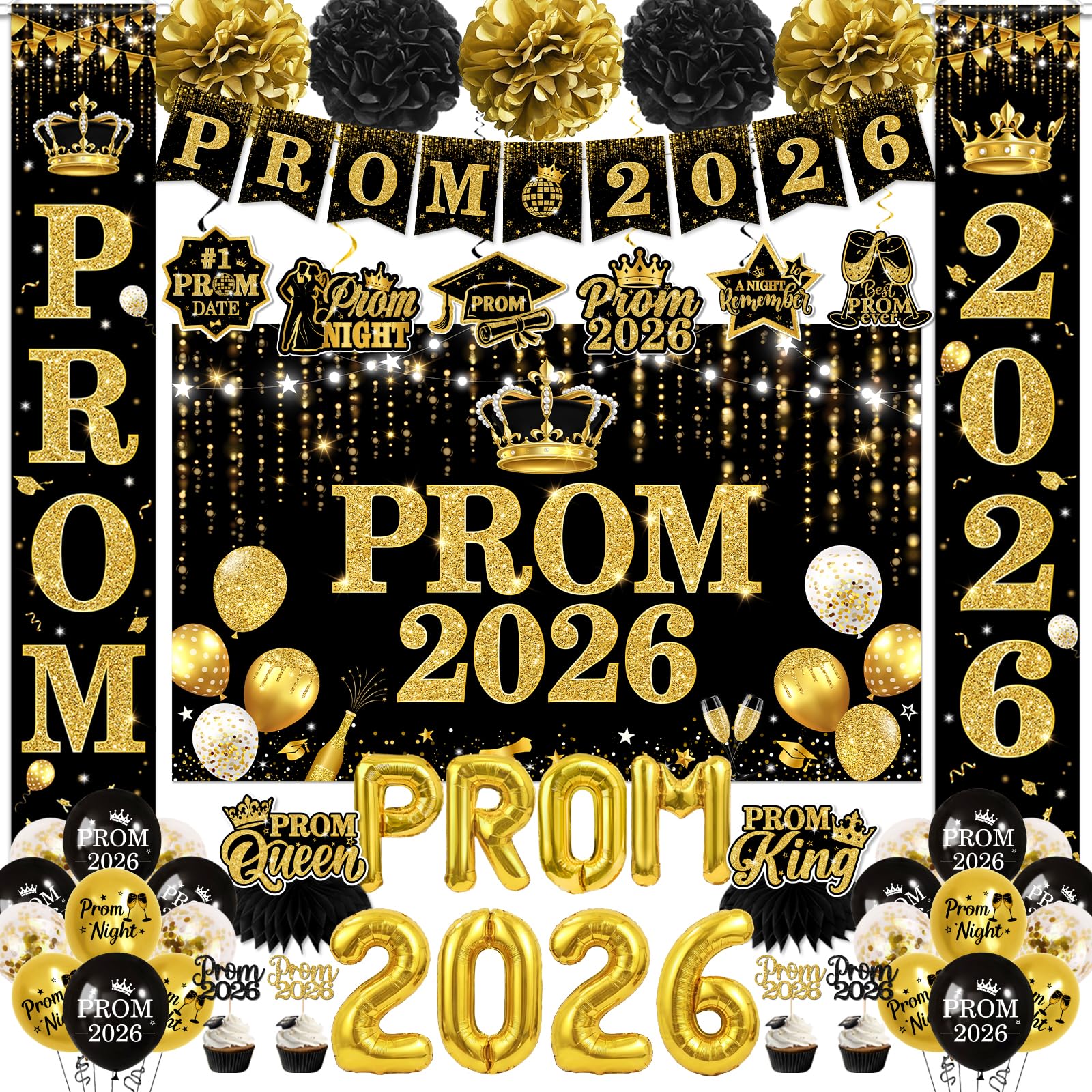 TEMYAXU Prom 2026 banner enhances graduation night ambiance.
