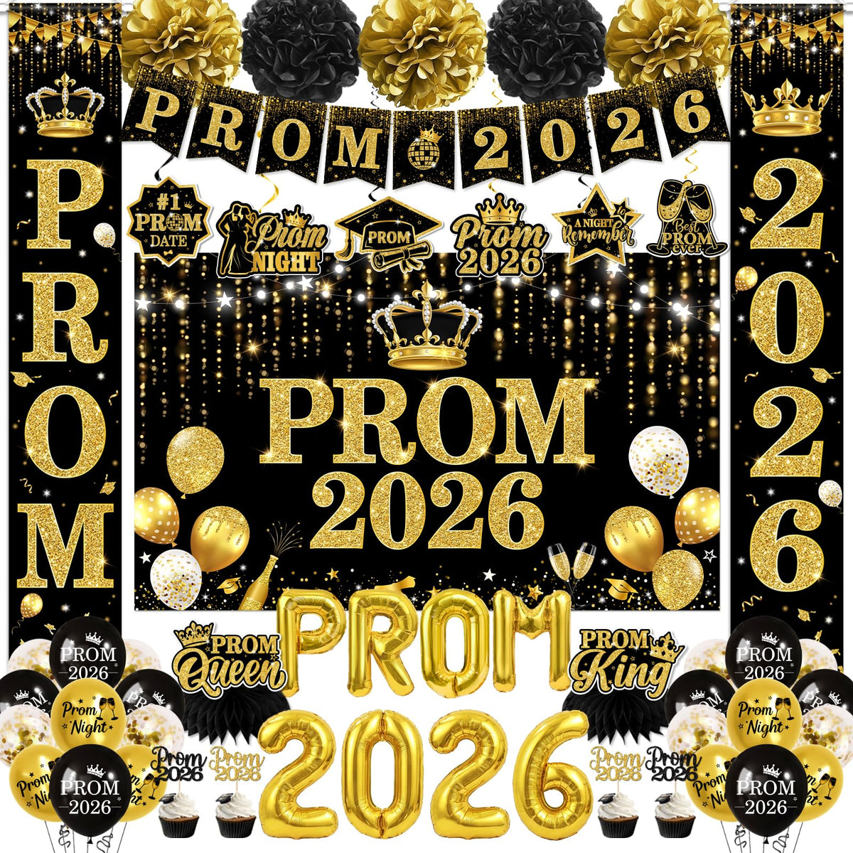 TEMYAXU Prom 2026 banner enhances graduation night ambiance.