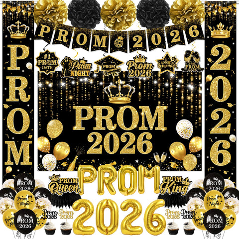 TEMYAXU Prom 2026 banner enhances graduation night ambiance.