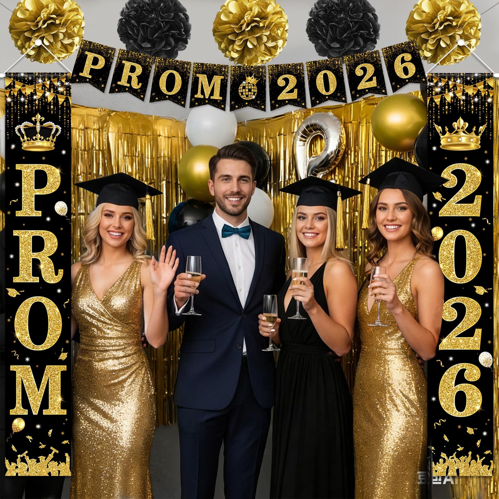 TEMYAXU prom king and queen honeycomb centerpieces highlight VIP moments.