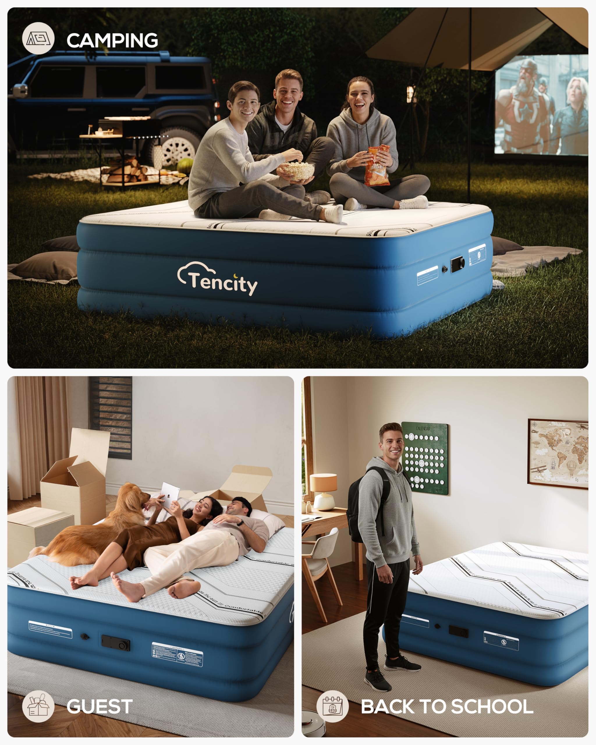Tencity compact storage and fast deflate for effortless packing.
