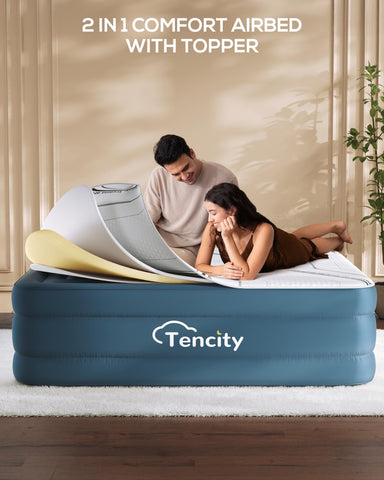 Tencity quilted foam topper adds softness and lowers PVC contact.
