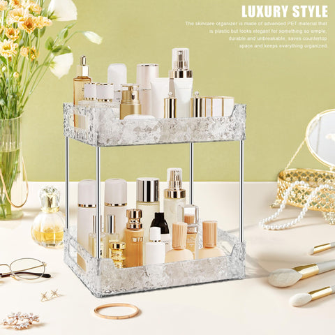 TENDER EPOCH gift-ready organizer adds style while tidying cosmetics collection.