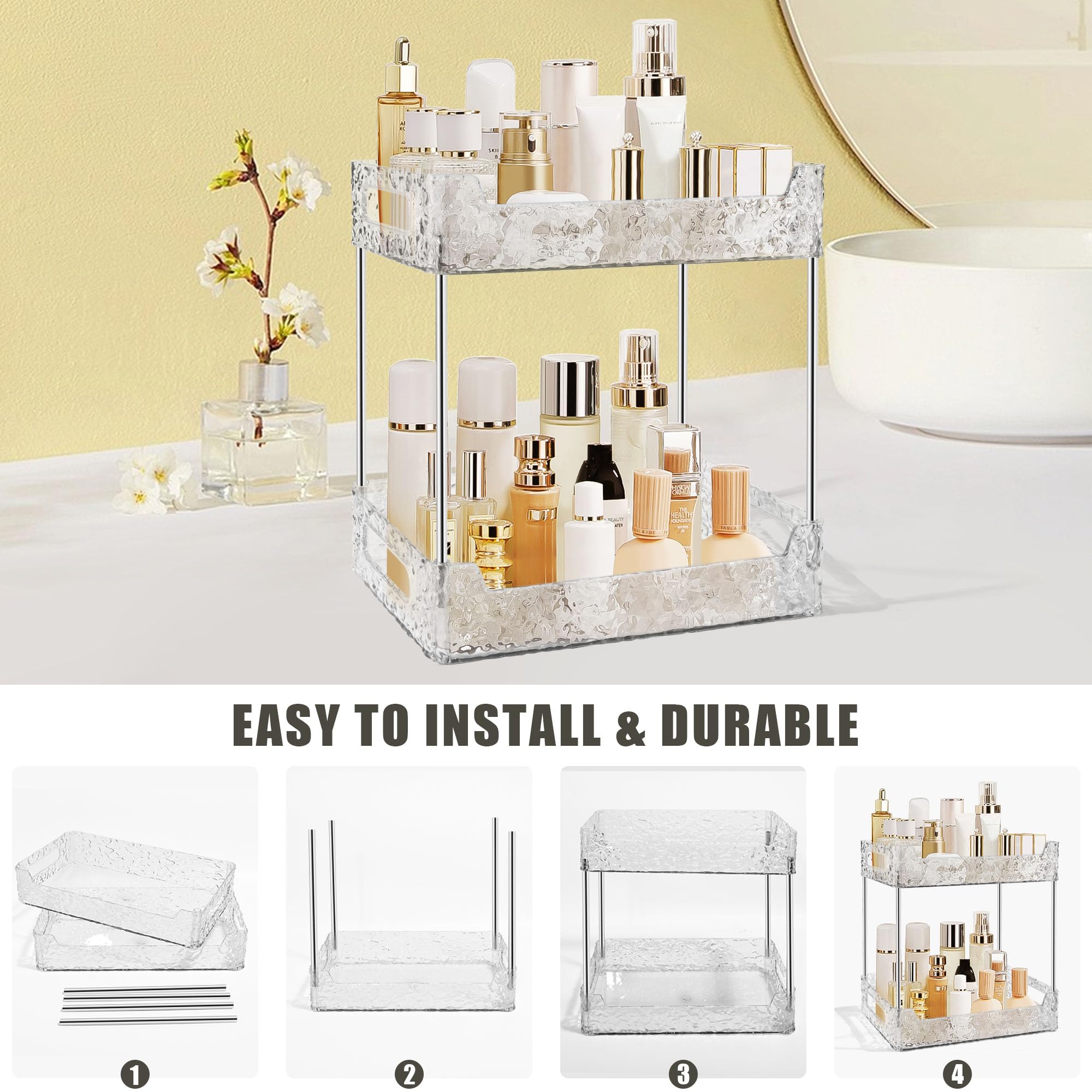 TENDER EPOCH thickened PET plastic frame provides sturdy support for daily use.
