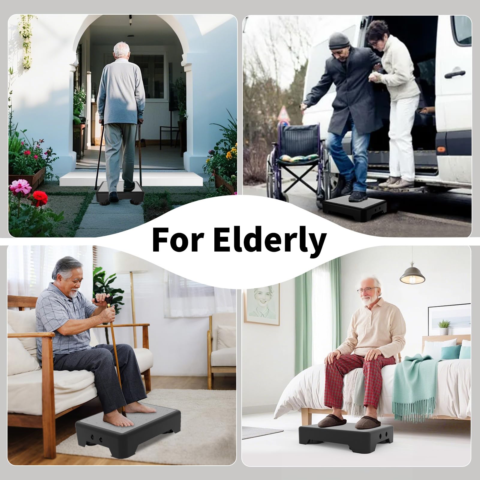 TENGYI sturdy stool supports up to 660 pounds.
