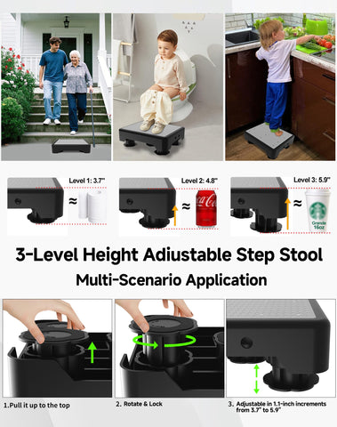 TENGYI ultra-portable stool weighs 3.5 lbs for easy carrying.