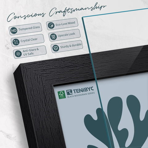 TENIBYC frame reinforced corners ensure lasting durability for busy spaces.