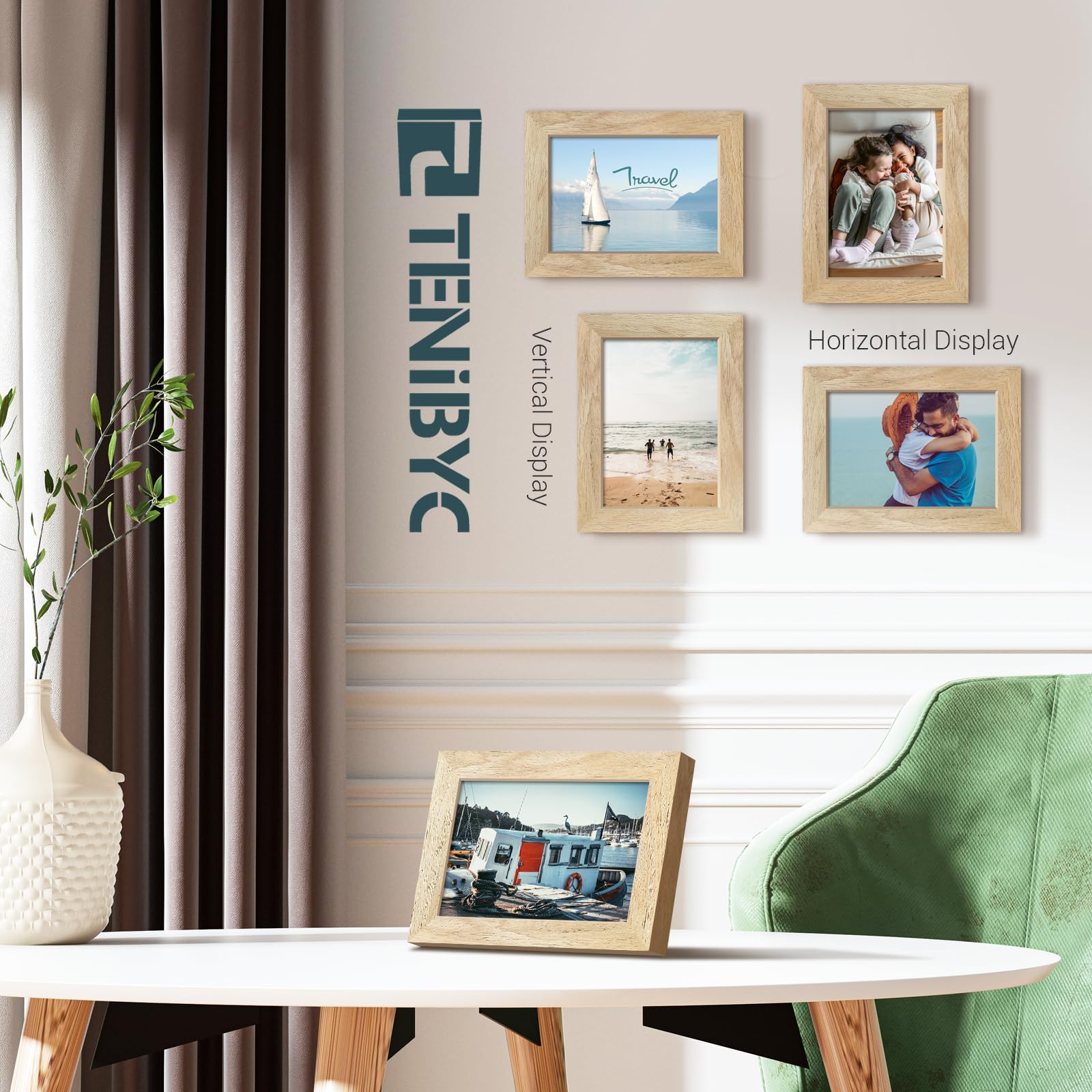 TENIBYC 5x7 frame reinforced corners for long-lasting durability
