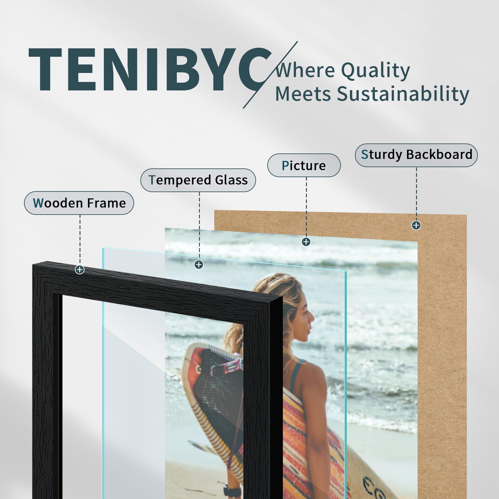 TENIBYC table-display view emphasizes quick spin-lock setup for effortless arrangement