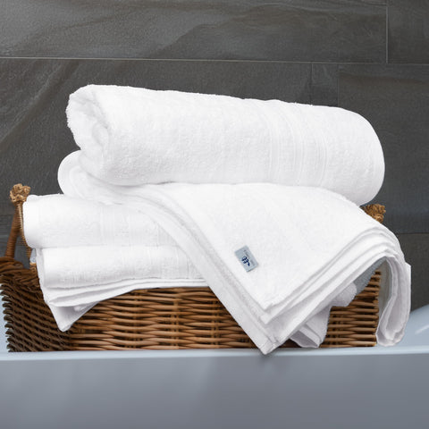 Tens Towels 100-percent cotton towels highlighting natural softness and absorbency