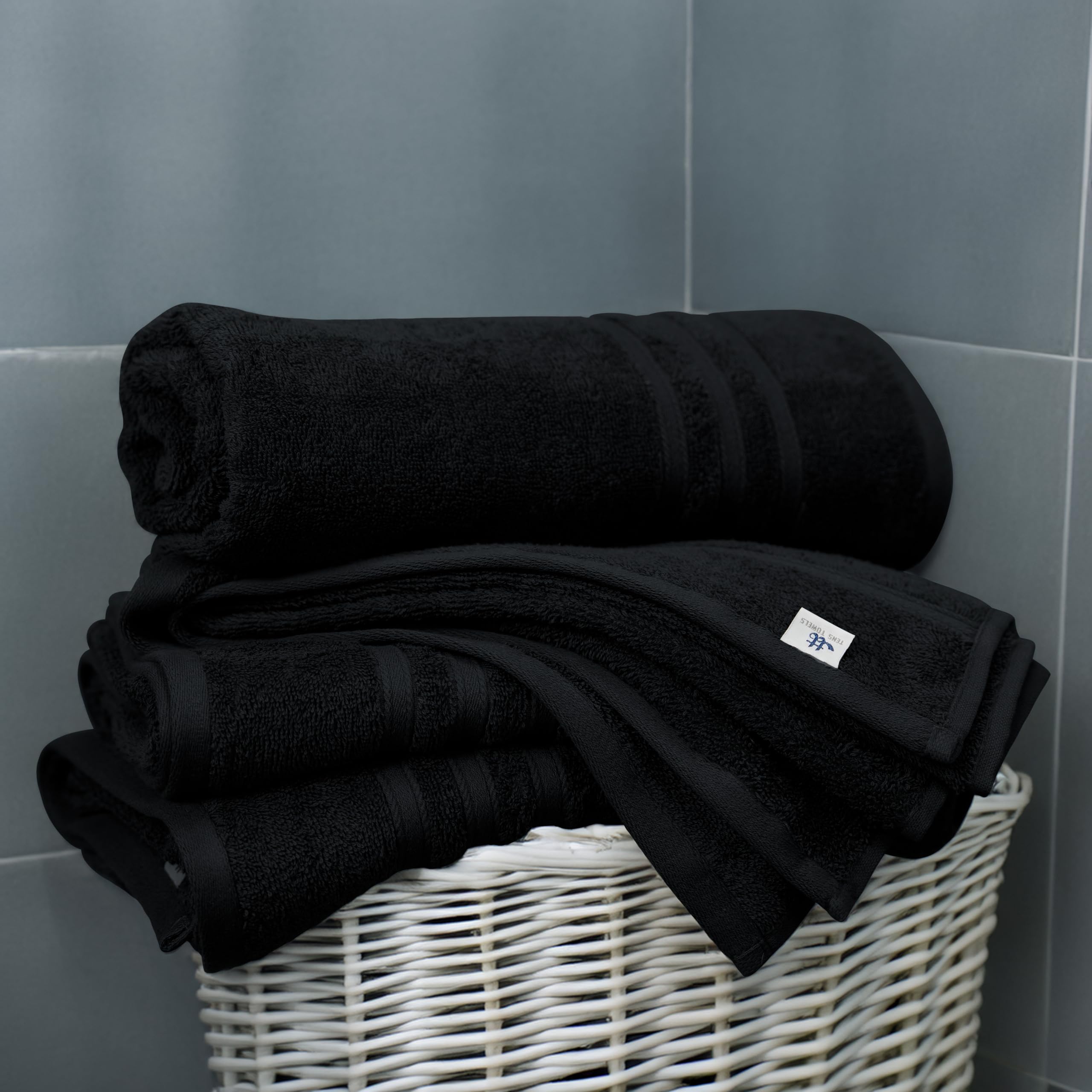 Tens Towels 27x54-inch towel provides full body coverage after showers