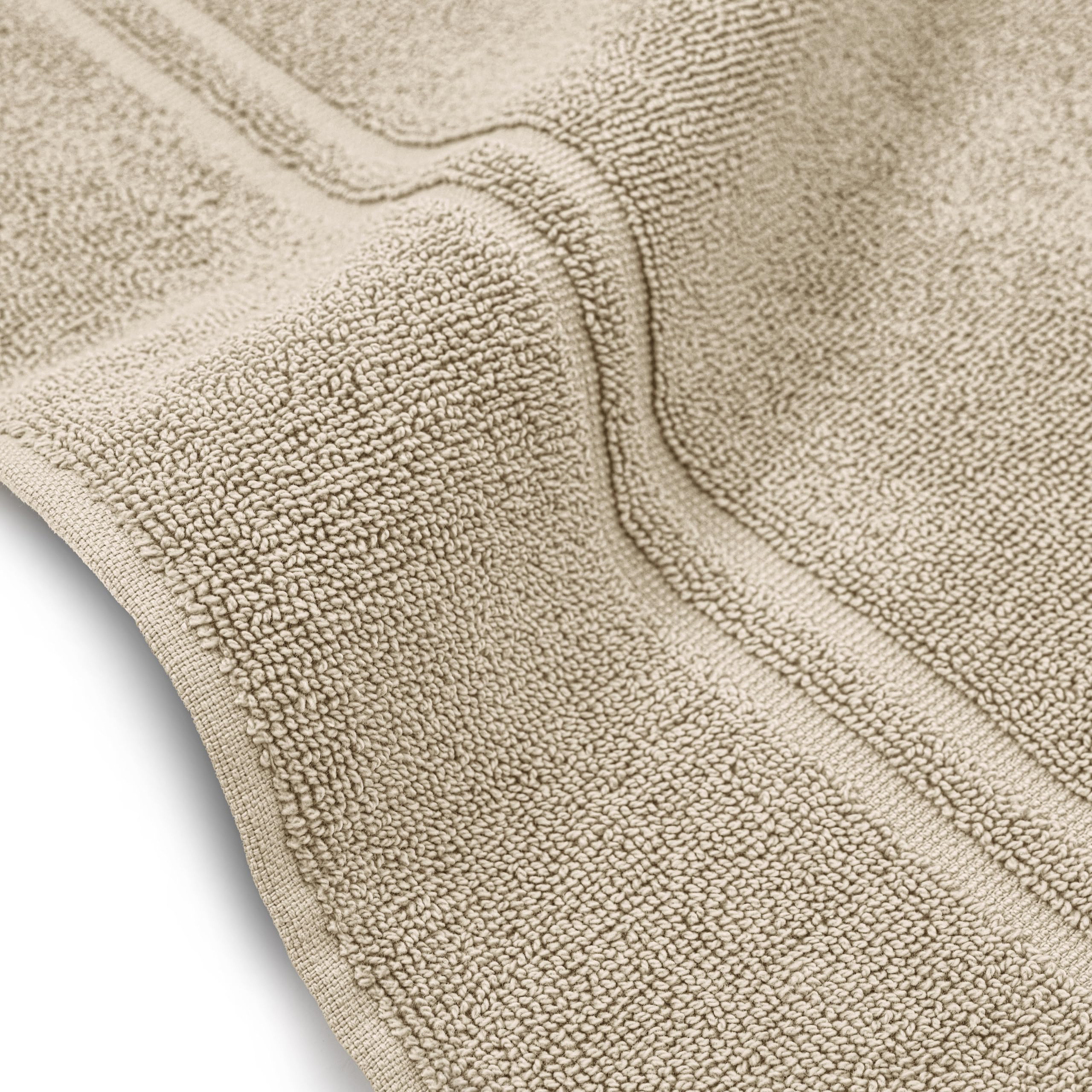 Tens Towels bath mats measuring 20x32 inches for ample coverage