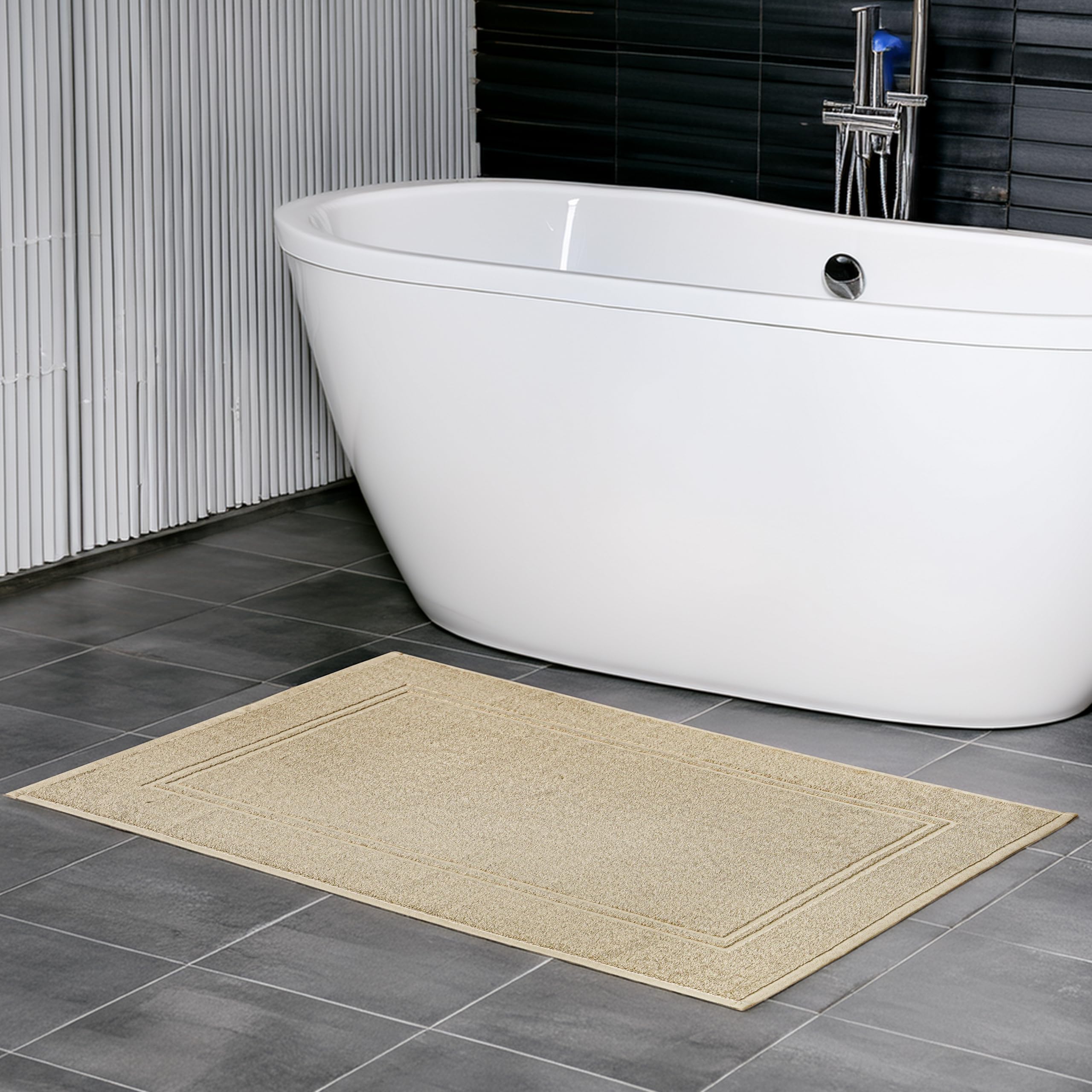 Tens Towels bath mats with hotel-quality feel in a bathroom setting