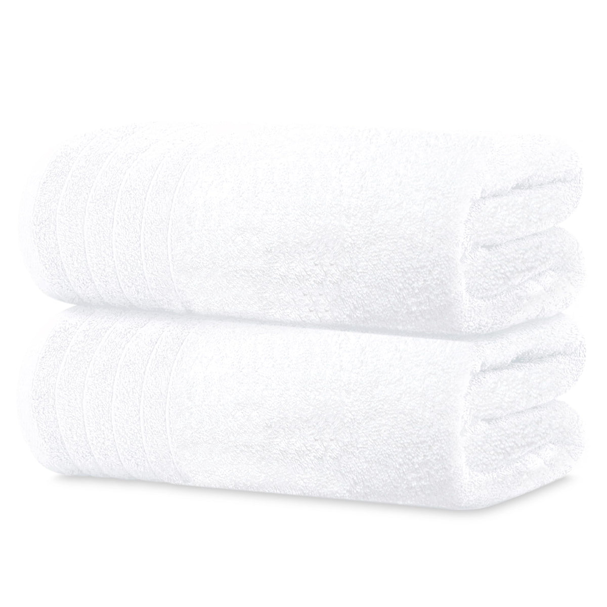 Tens Towels bath sheet 35x70 white soft texture for quick drying.