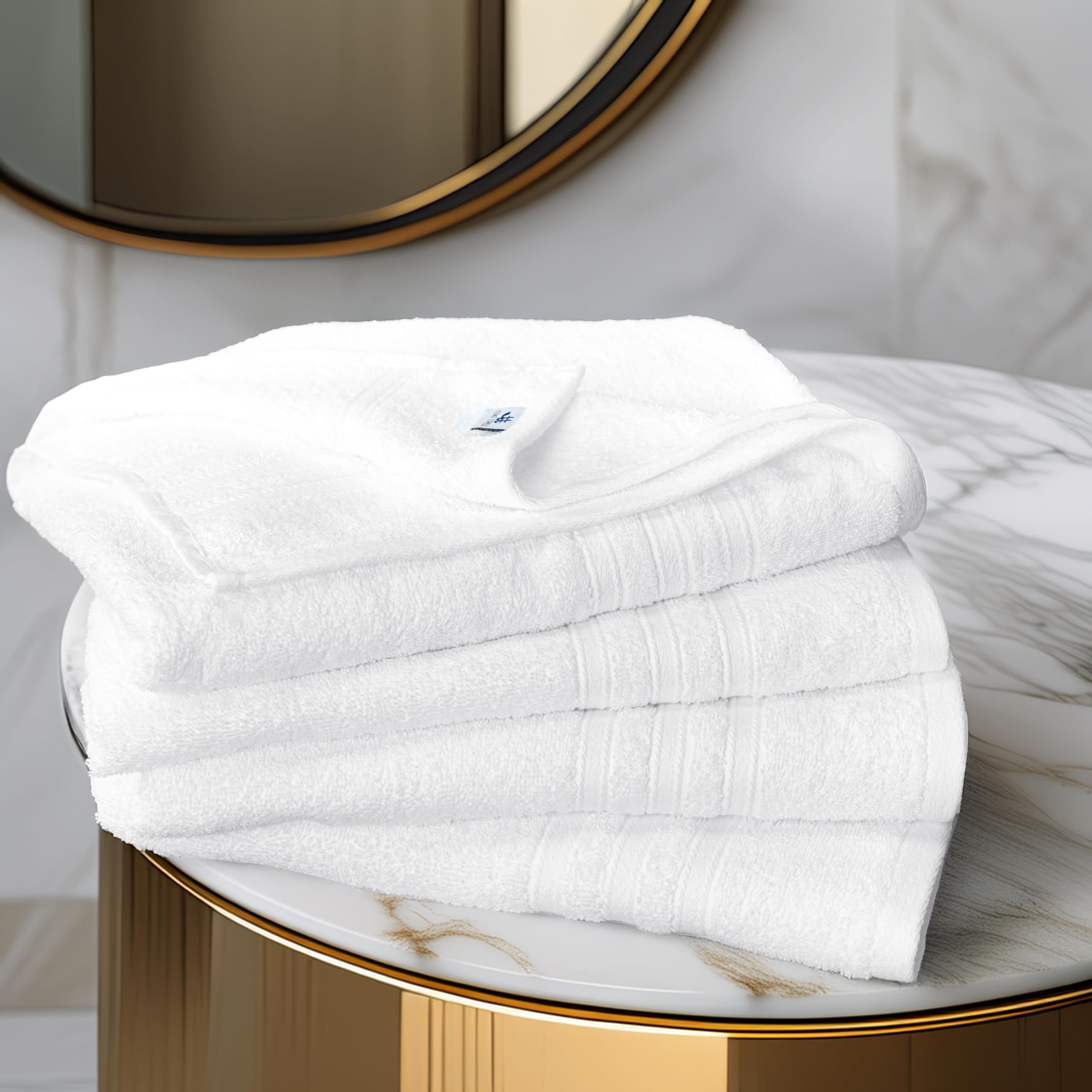 Tens Towels bath towels 27x54 inches laid out for generous coverage