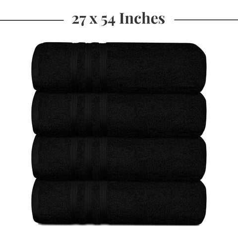 Tens Towels black towels bring a sleek look to any bathroom
