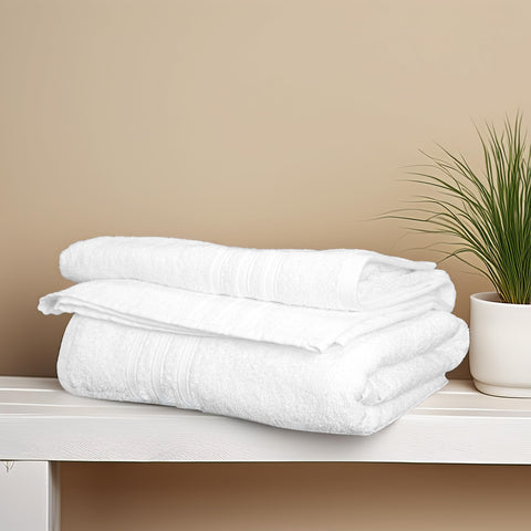 Tens Towels daily-use towels pictured in a tidy bathroom setup