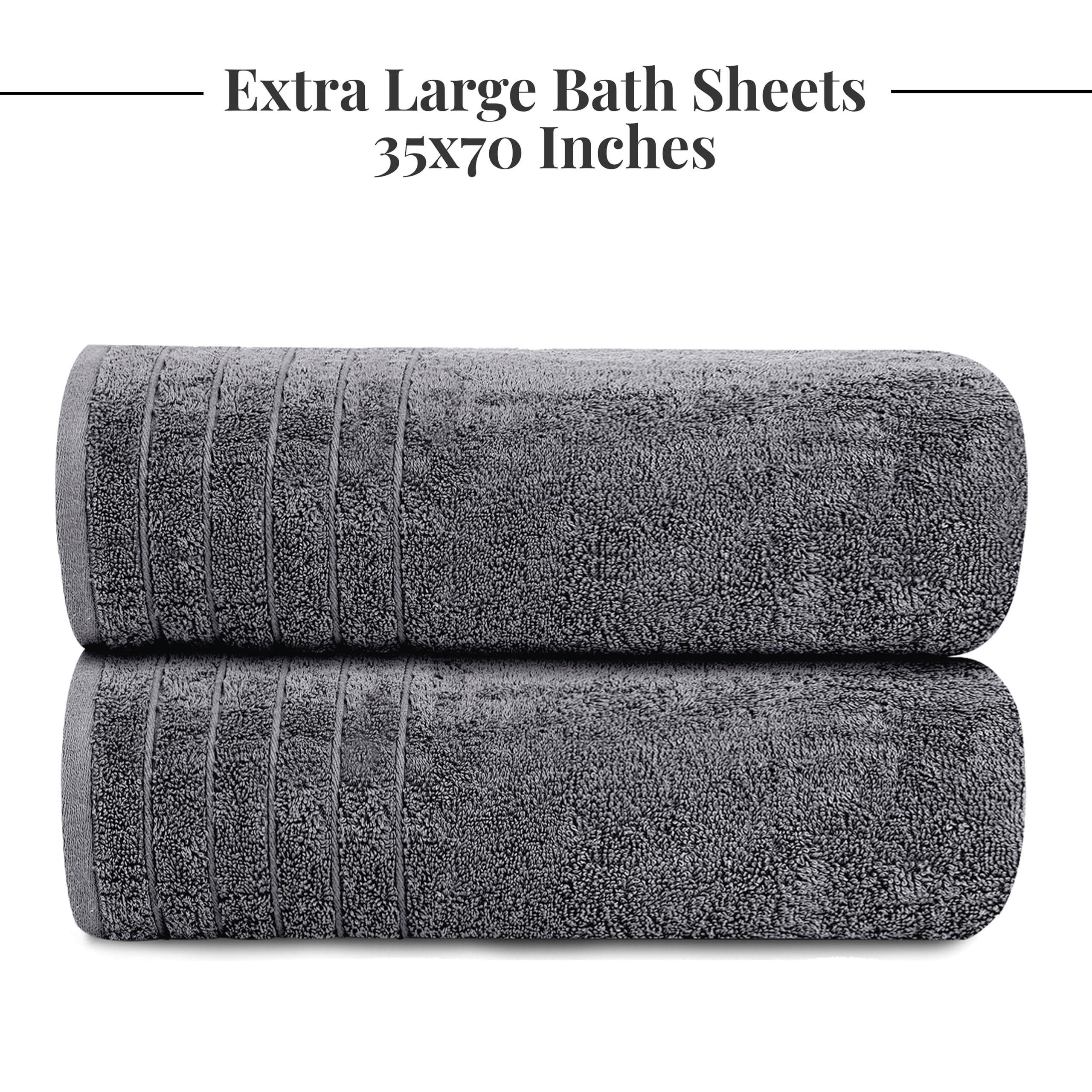 Tens Towels dark grey colorway fits modern bathroom