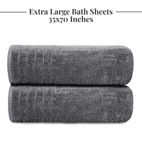 Tens Towels dark grey colorway fits modern bathroom