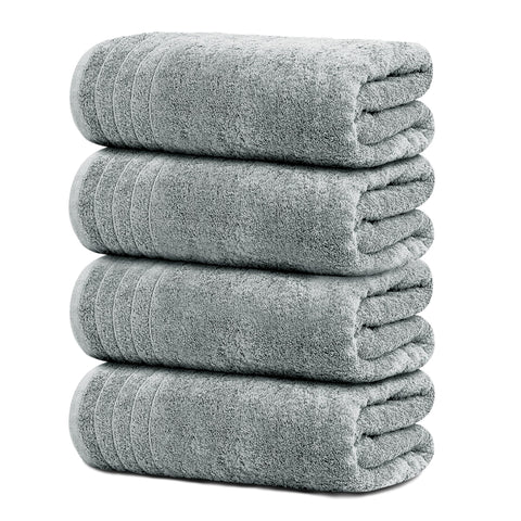 Tens Towels extra-large bath towel close-up texture highlights soft cotton weave and absorbency