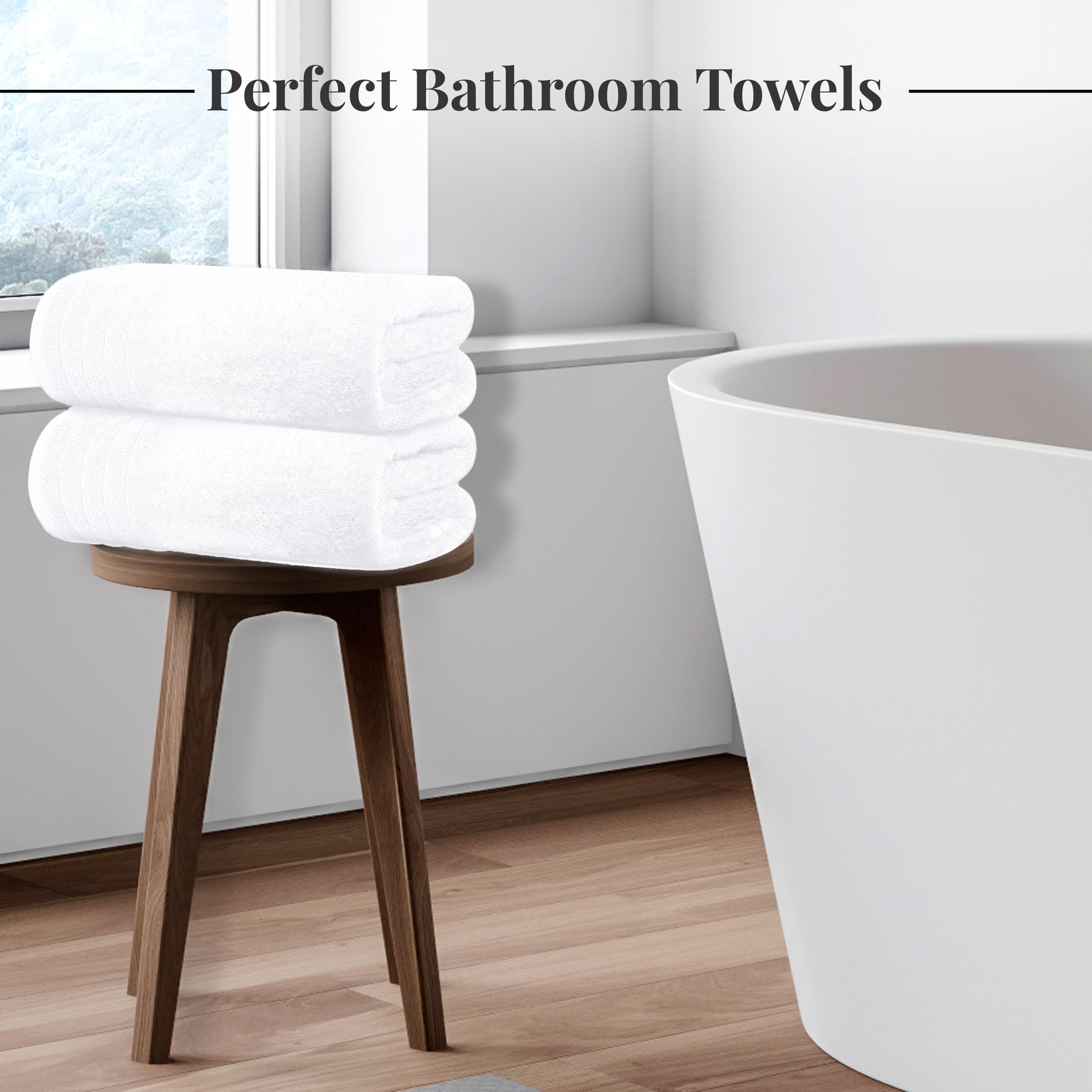 Tens Towels Extra-Large Bath Towel 30x60 highlighting large, quick-dry performance for baths.
