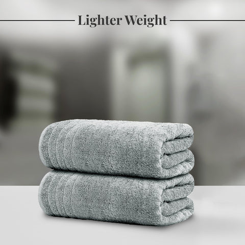 Tens Towels four-pack bath towels folded neatly showing generous coverage