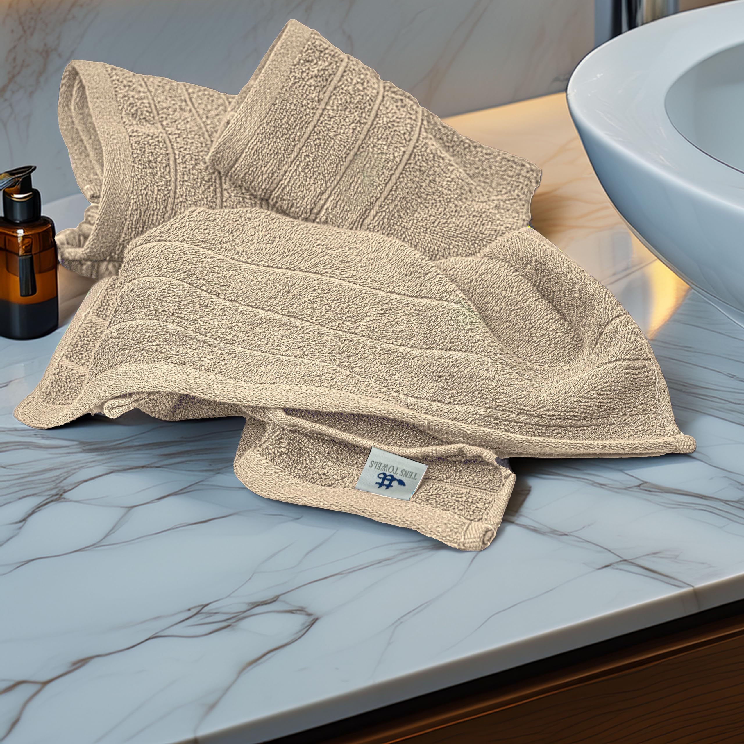 Green-certified Tens Towels production conveys eco-friendly and responsible choice.
