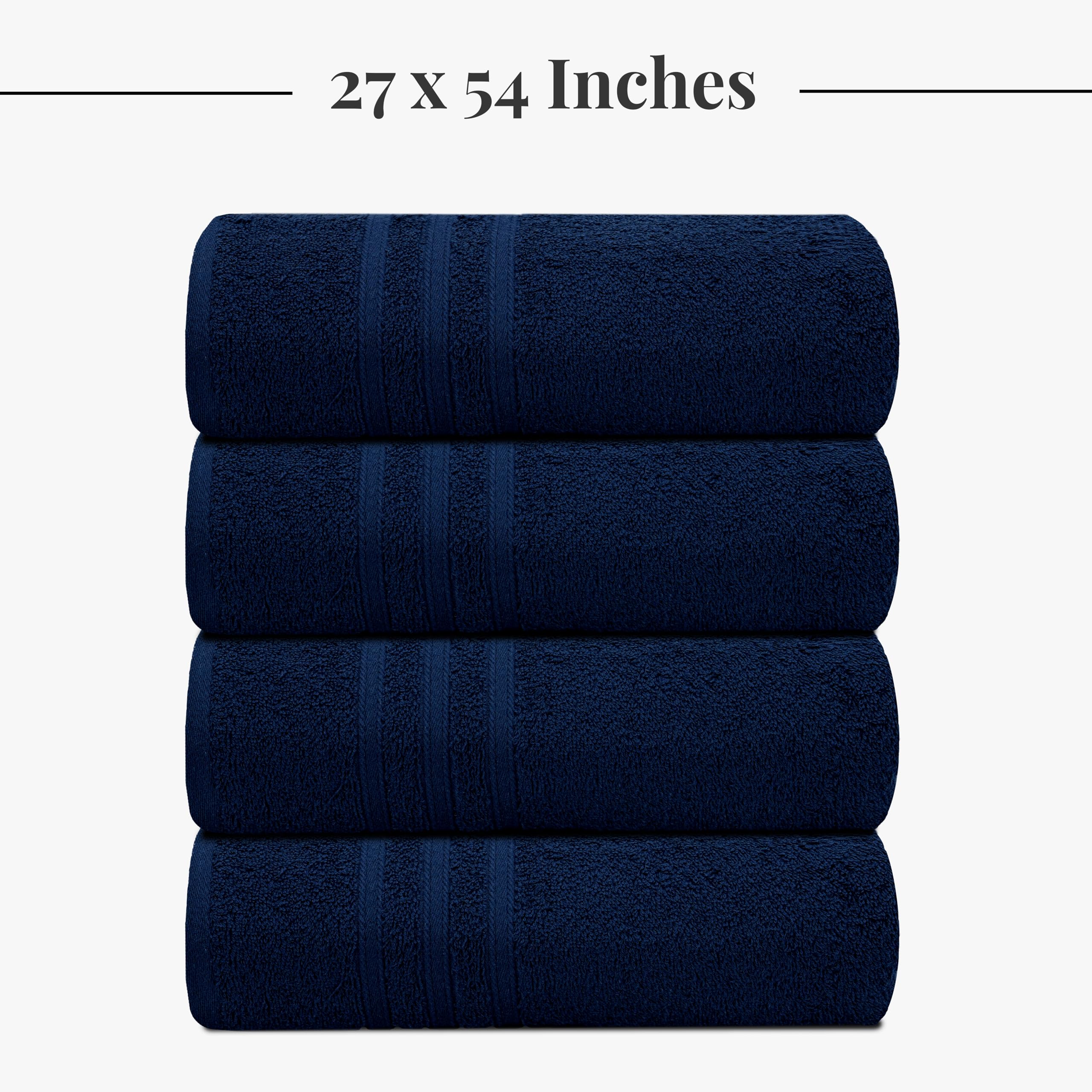Lightweight Tens Towels navy towel drying quickly after wash