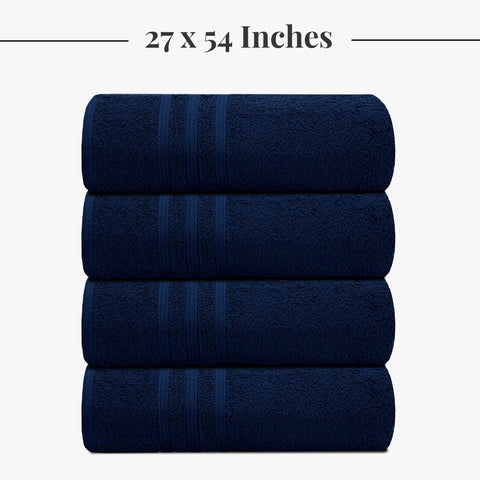 Lightweight Tens Towels navy towel drying quickly after wash