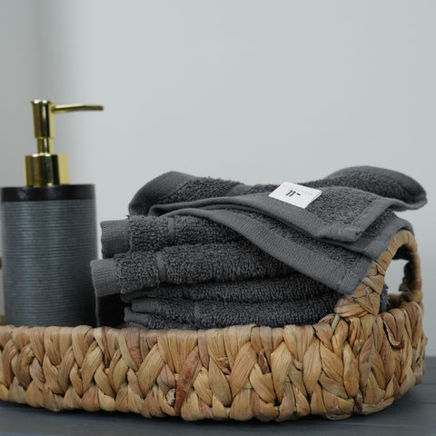 Tens Towels lightweight washcloths 12x12 inches, quick-dry for busy bathrooms