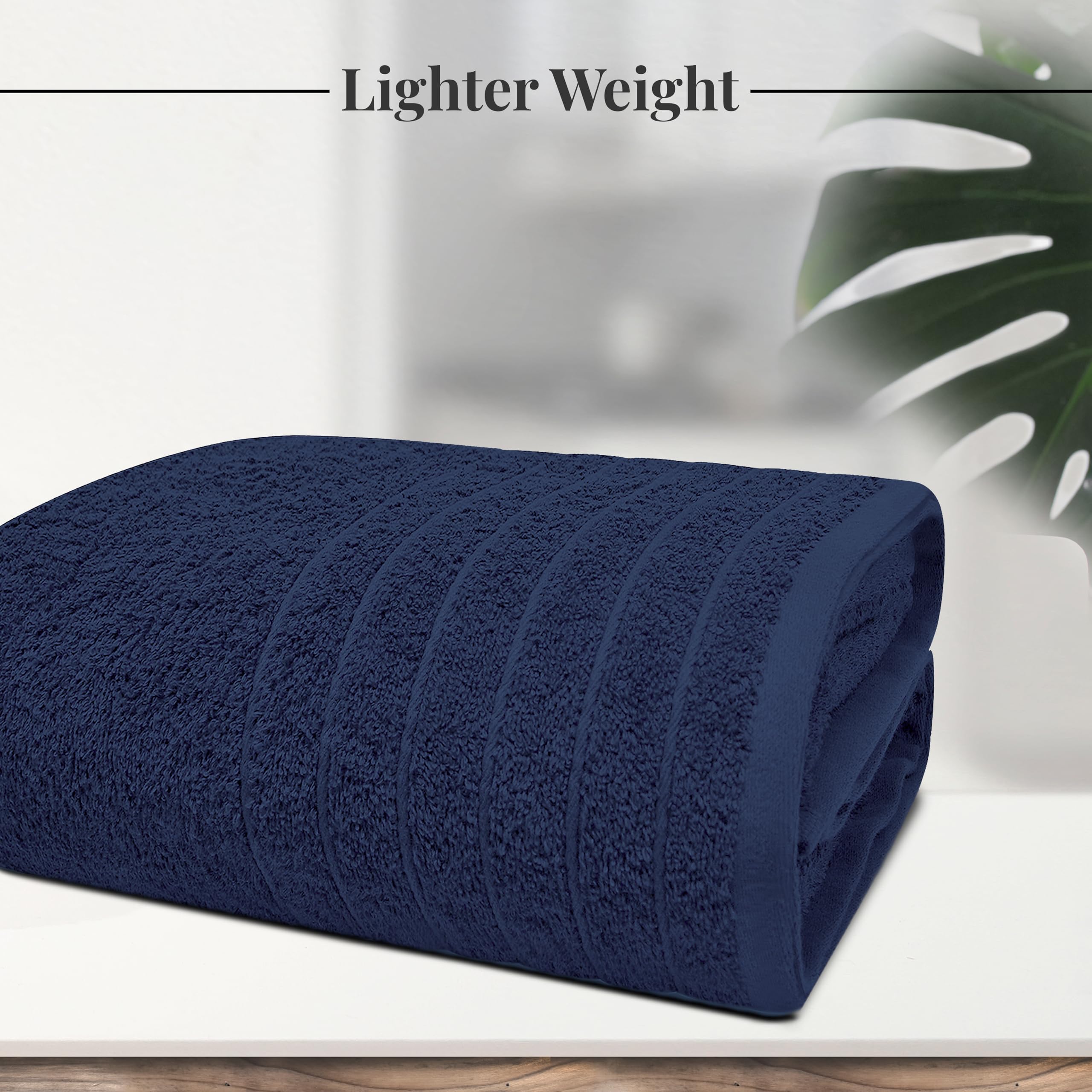 Tens Towels navy color swatch showing durable fabric