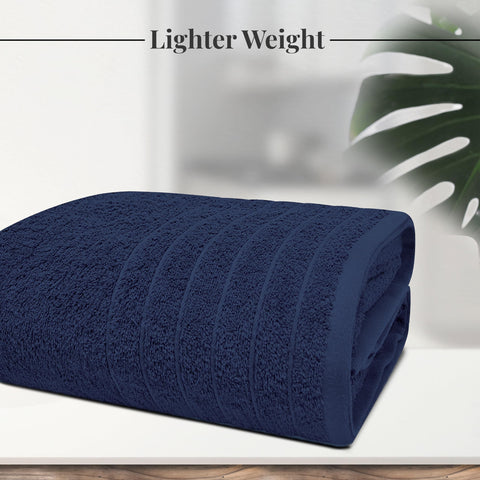 Tens Towels navy color swatch showing durable fabric