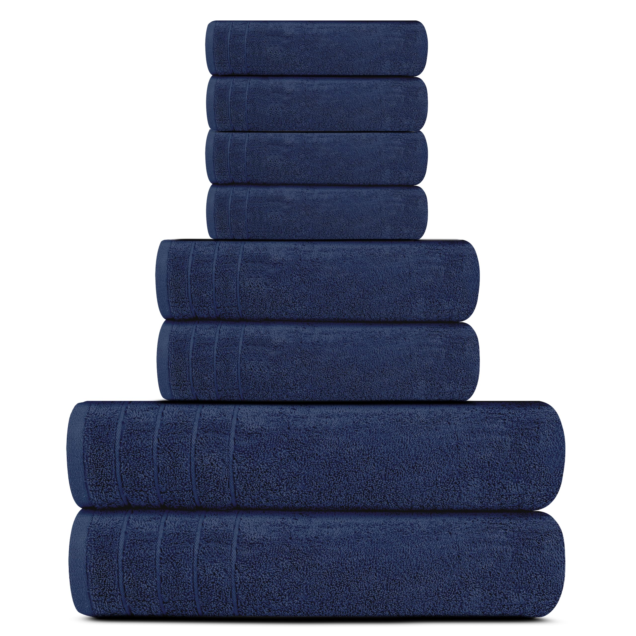 Tens Towels navy hand towel 16x28 in for everyday prep and absorbency.