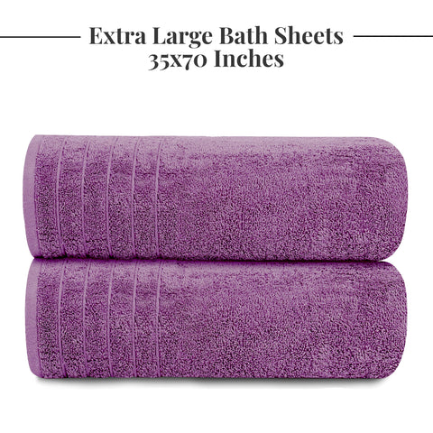 Oversized 35x70-inch sheets provide full coverage and wrap-around warmth.