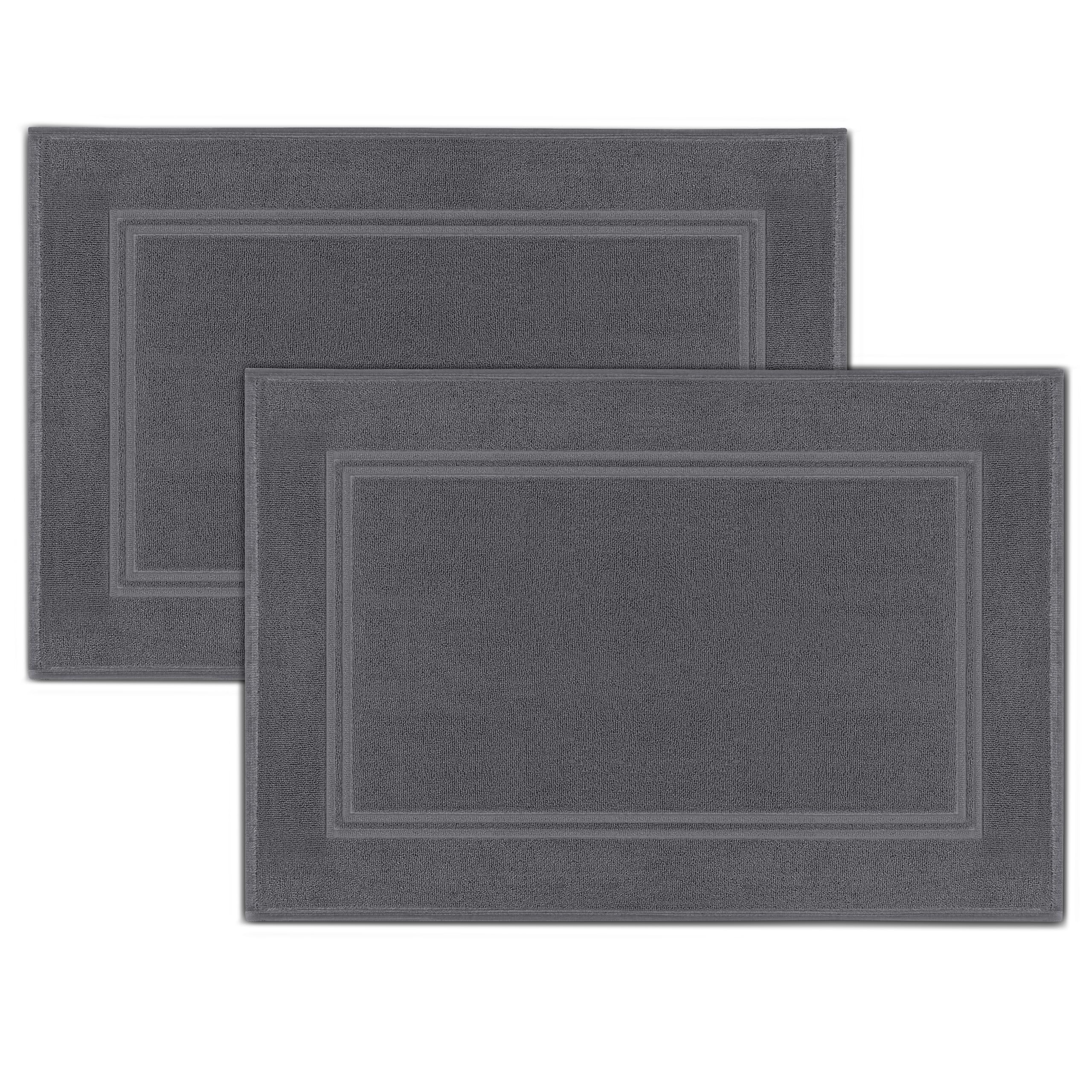 Tens Towels pack of 2 bath mats with soft texture for plush feet