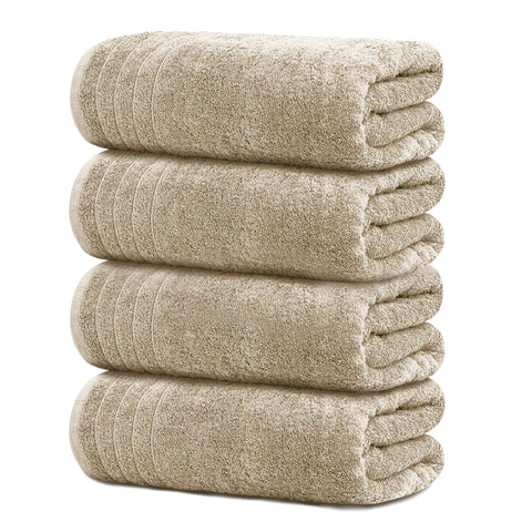 Tens Towels 4-pack extra-large 30x60 towels, soft and absorbent for luxurious drying