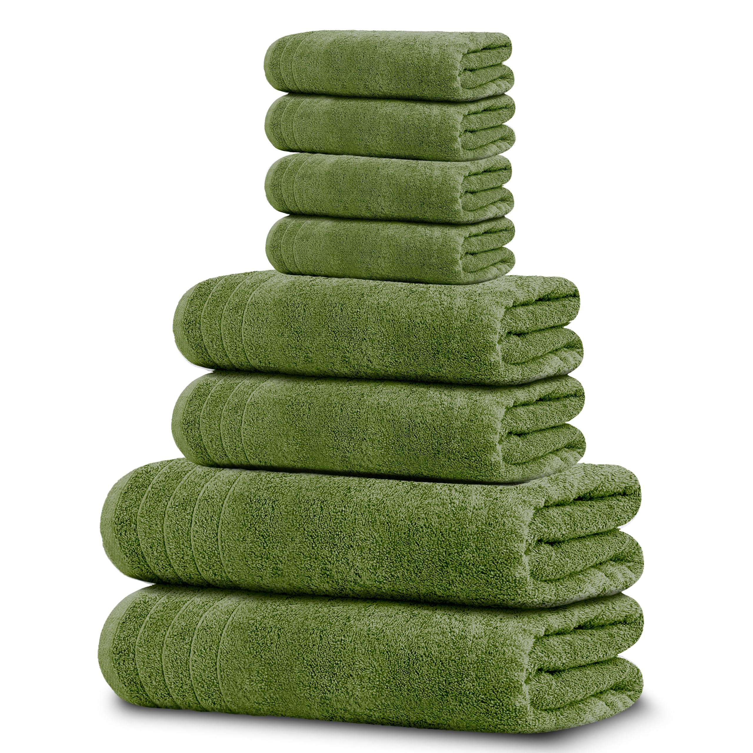 Tens Towels pack of 8 bath towels XL 30x60 showing plush absorbency