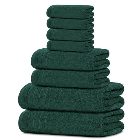 Tens Towels pack8 extra-large bath towels showing quick-dry, high-absorbency performance