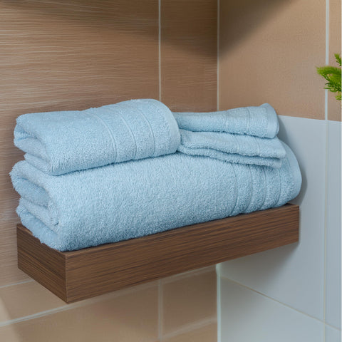 Tens Towels extralarge bath towel 30x60 folded neatly for storage.