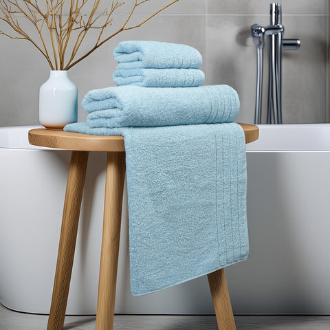 Tens Towels soft cotton fabric detail for comfort.