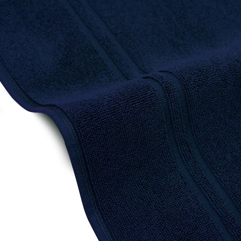 Tens Towels soft cotton terry navy bath mat for everyday luxury.