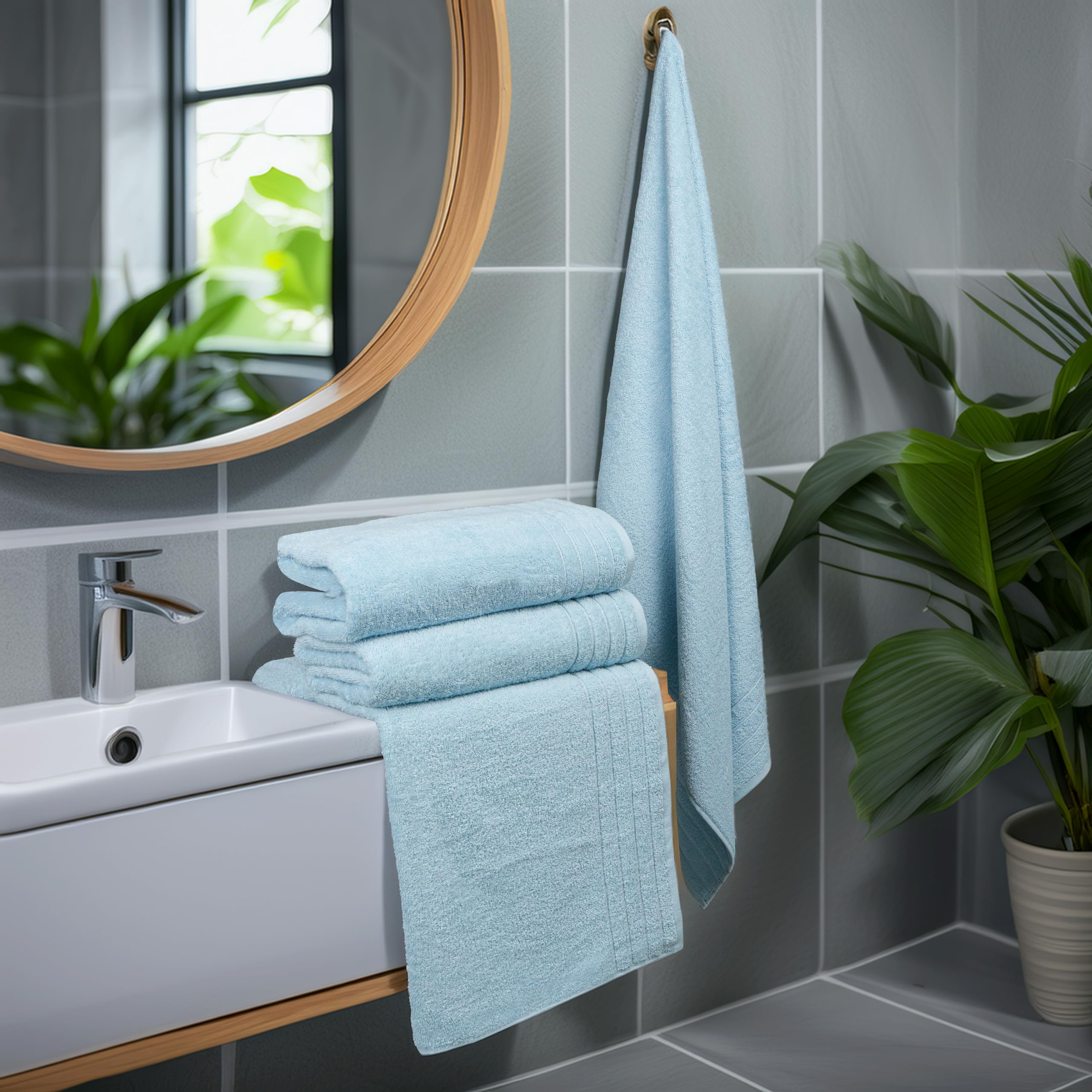 Close-up of Tens Towels soft cotton texture highlighting plush feel