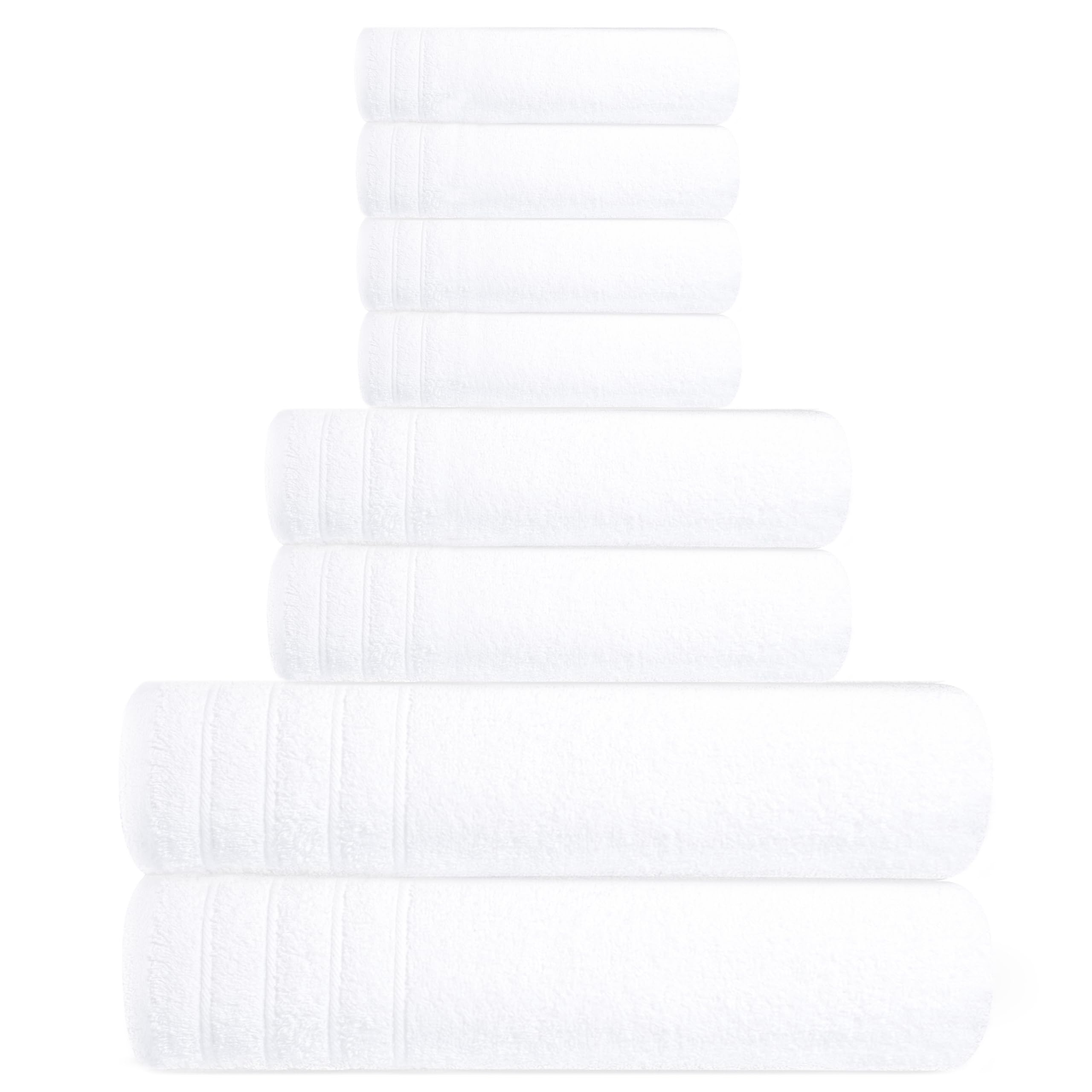 Tens Towels Washcloths 13x13 set demonstrating quick-drying, durable fibers for daily use.