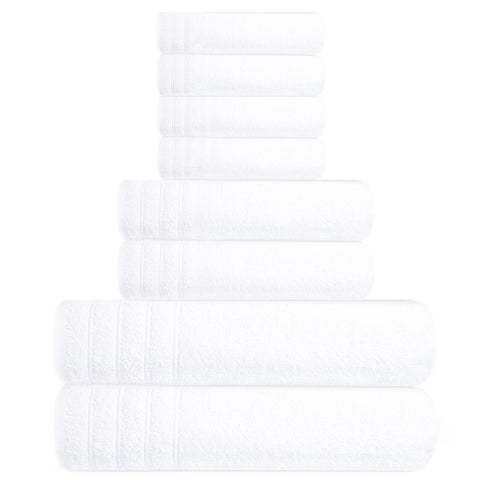 Tens Towels Washcloths 13x13 set demonstrating quick-drying, durable fibers for daily use.