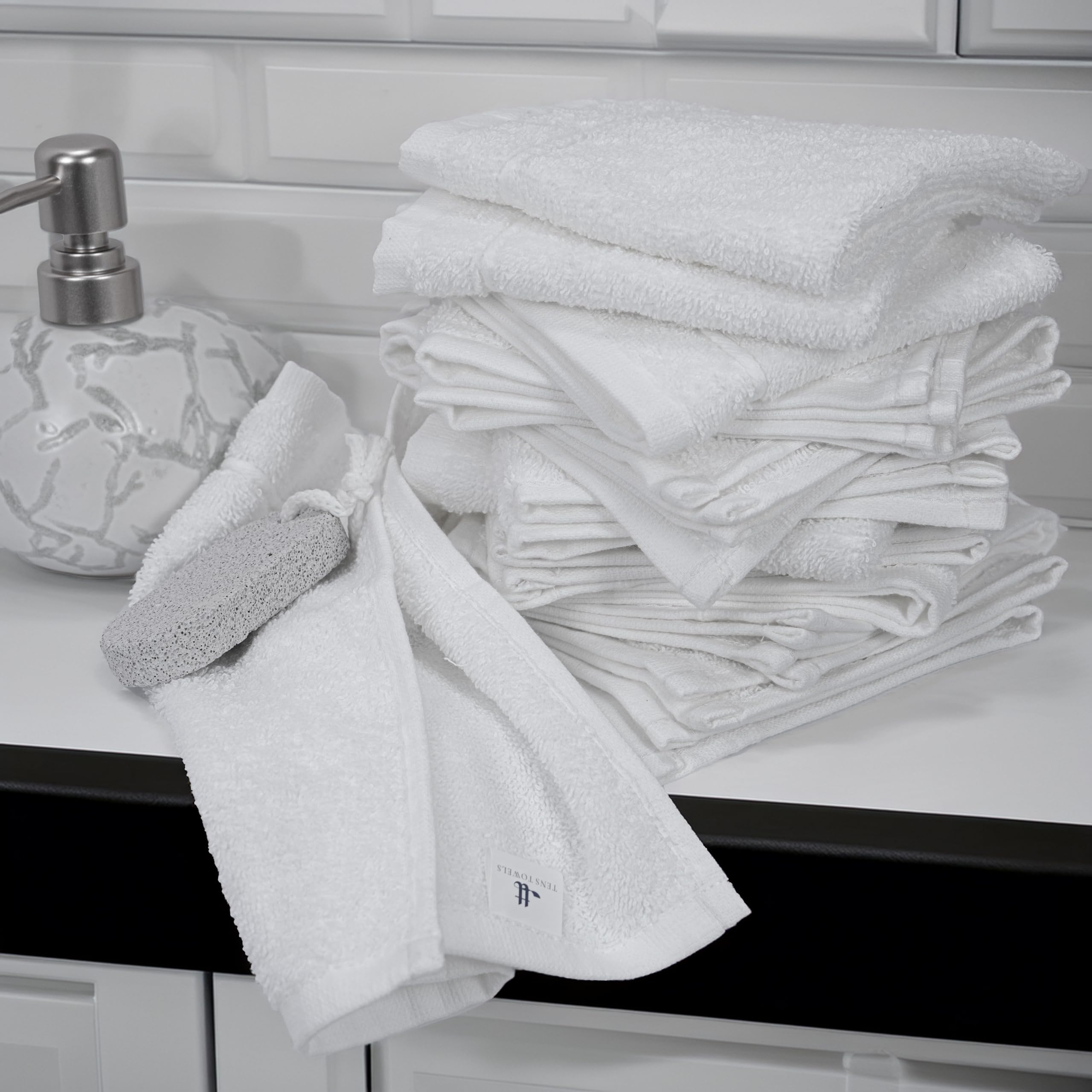 Tens Towels washcloth care instructions and washing guidance